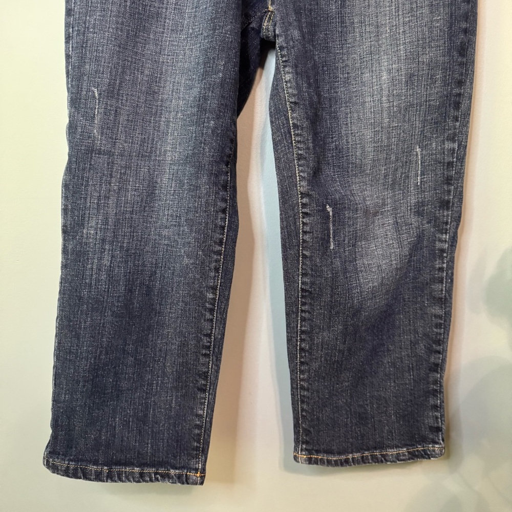 Liz & Co Mid Rise Blue Capri Stretch Jeans. Women’s Size 8 - Picture 5 of 11